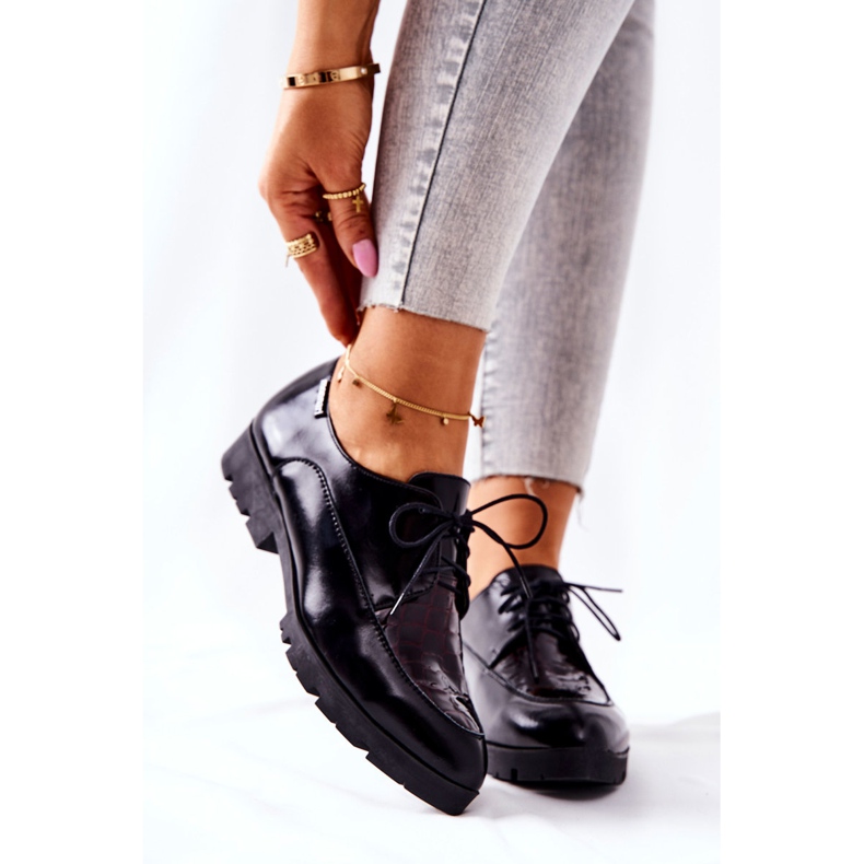 Lederschuhe Monnari M73 / 1 Schwarz mehrfarbig 1