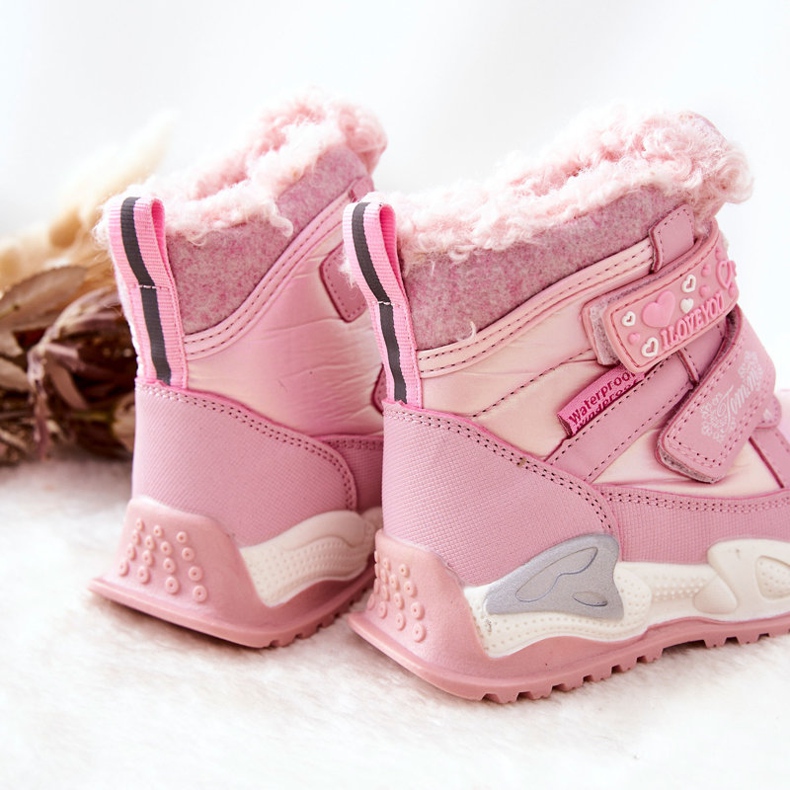 PJ2 Kinder Schneestiefel Chilly Warm Pink rosa 1