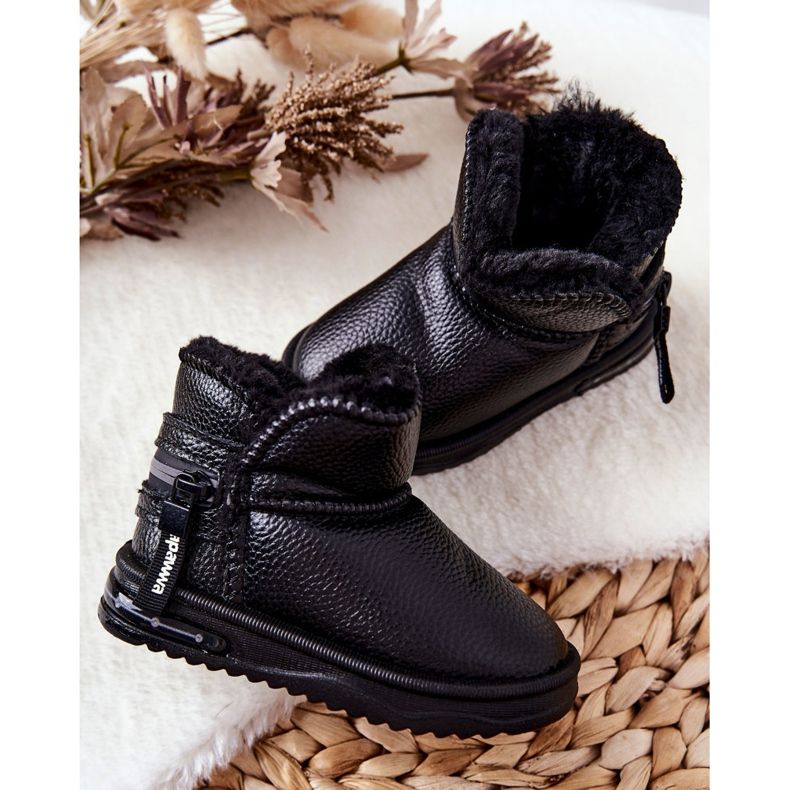 PA1 Kinder Schneestiefel Frosty in Schwarz 3