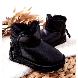 PA1 Kinder Schneestiefel Frosty in Schwarz 4