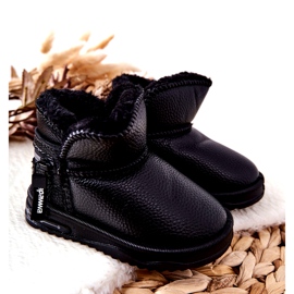 PA1 Kinder Schneestiefel Frosty in Schwarz 5