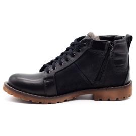 Mario Pala 865MP schwarze Herren Winterstiefel 1