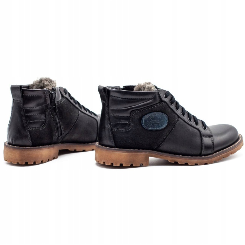 Mario Pala 865MP schwarze Herren Winterstiefel 3