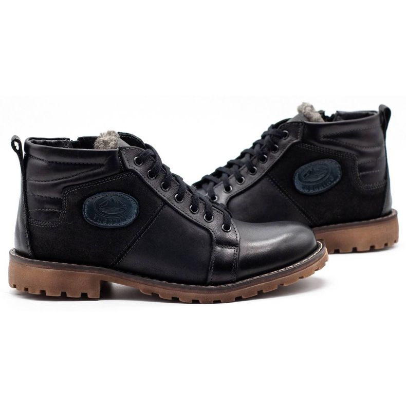 Mario Pala 865MP schwarze Herren Winterstiefel 4