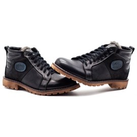 Mario Pala 865MP schwarze Herren Winterstiefel 5
