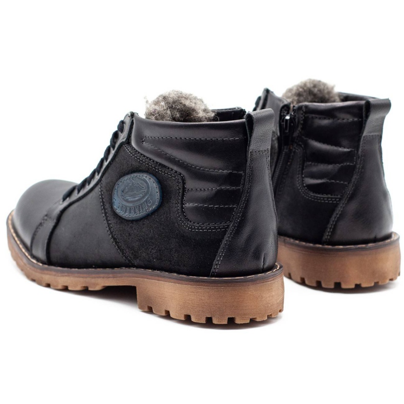 Mario Pala 865MP schwarze Herren Winterstiefel 6