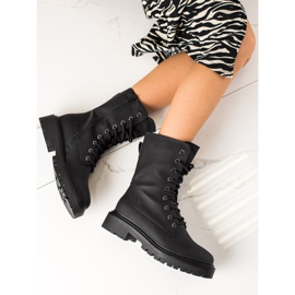 Erynn Klassische schwarze Worker-Schnürung 2