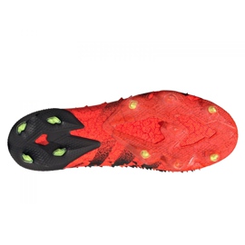 Adidas Predator Freak + Fg M FY6238 Fußballschuhe orangen und rottöne 2