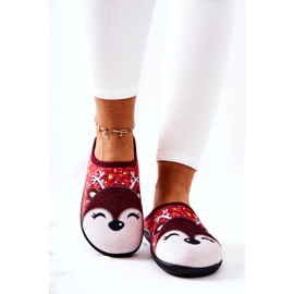 WJ1 Warme Rentierhausschuhe Red Taffy rot mehrfarbig 1