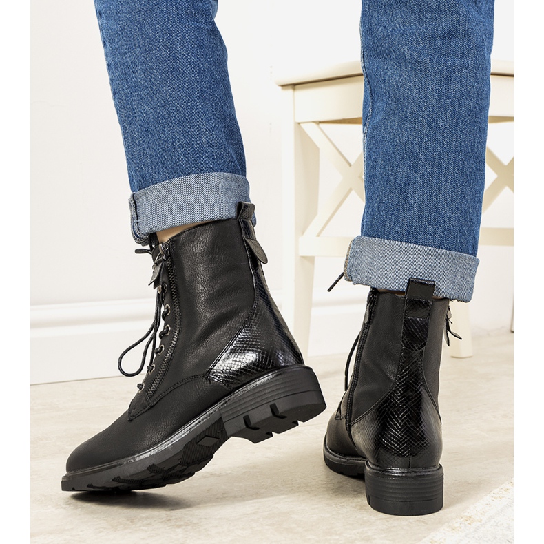 Gaspar schwarze isolierte Stiefel 1