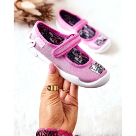 BEFADO S.A. Ballerina-Hausschuhe Befado Cats 114X465 Rosa 2