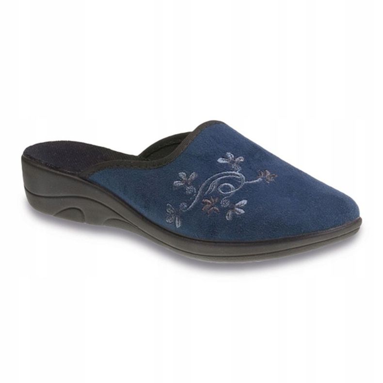 Befado 552D005 marineblaue Hausschuhe 1