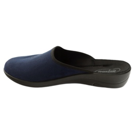 Befado 552D005 marineblaue Hausschuhe navy blau 3