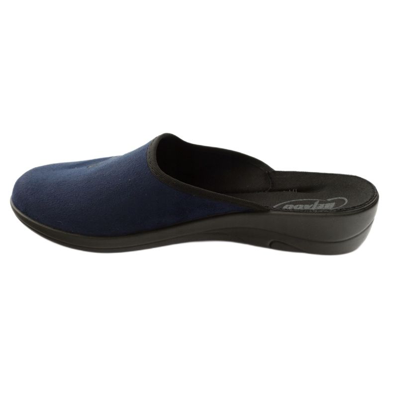 Befado 552D005 marineblaue Hausschuhe navy blau 3