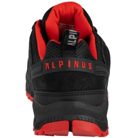 Alpinus Sevilla M JS43575 Trekkingschuhe schwarz rot 4