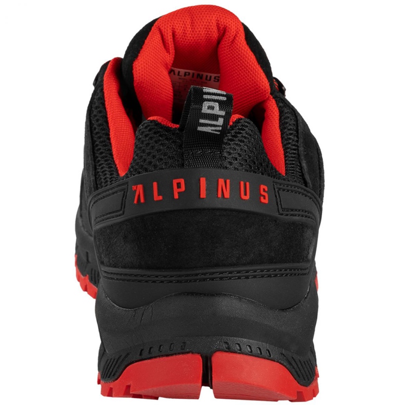 Alpinus Sevilla M JS43575 Trekkingschuhe schwarz rot 4