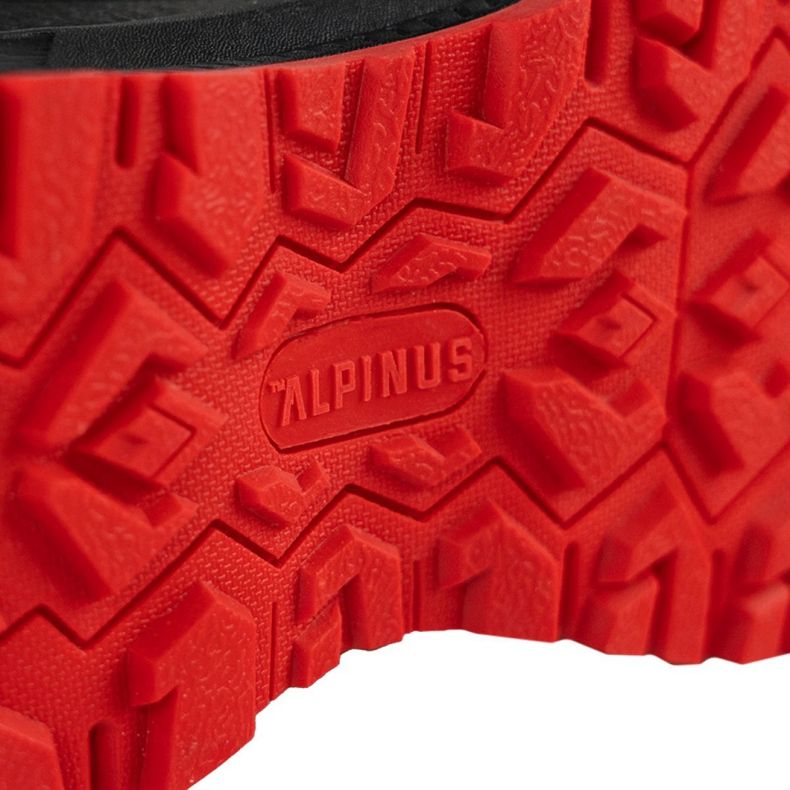 Alpinus Sevilla M JS43575 Trekkingschuhe schwarz rot 5