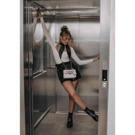 PE1 Schwarze Lilinth warme Lederstiefel 2