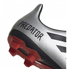 Adidas Predator 19.4 FxG Jr G25822 Fußballschuhe silber- 4