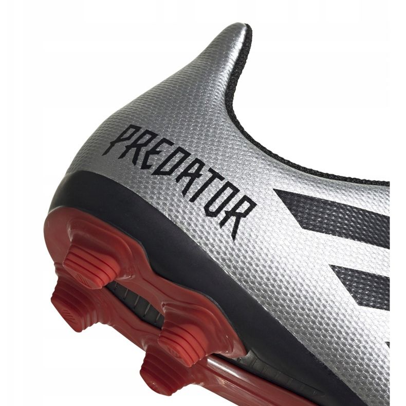 Adidas Predator 19.4 FxG Jr G25822 Fußballschuhe silber- 4