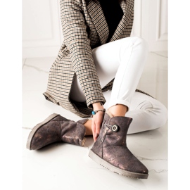 Evento Mukluki mit Glitzer braun 1