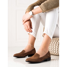 M.Daszyński Elegante Wildleder-Loafer braun 1