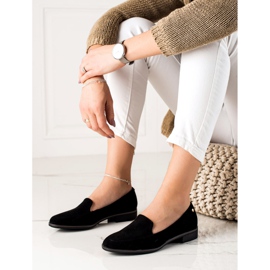 M.Daszyński Elegante Wildleder-Loafer schwarz 1