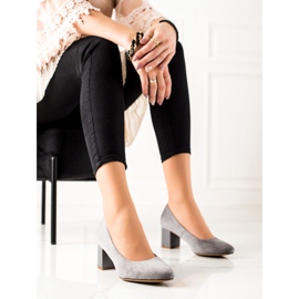 M.Daszyński Graue Pumps 2