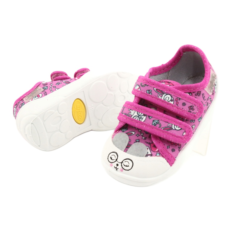 Befado Kinderschuhe 907P126 rosa mehrfarbig 3