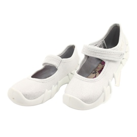 Befado Kinder silber Speedy Schuhe 109P222 weiß 3