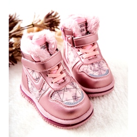 PJ2 Warme Schneestiefel für Kinder Pink Shirinell rosa 2