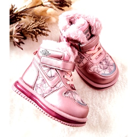 PJ2 Warme Schneestiefel für Kinder Pink Shirinell rosa 4