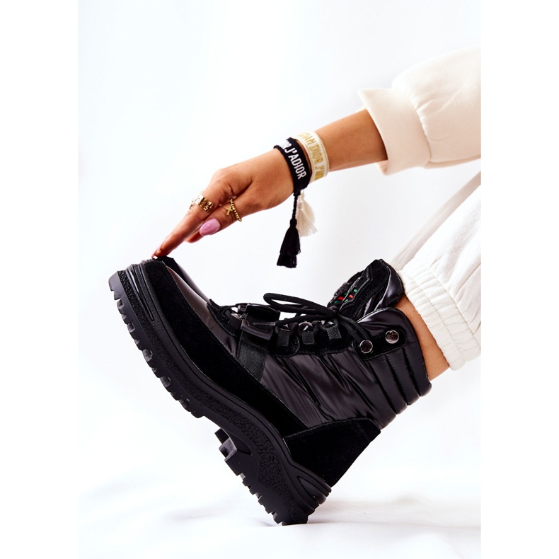 PS1 Damen-Schneestiefel am Reißverschluss Schwarz Marcia 2