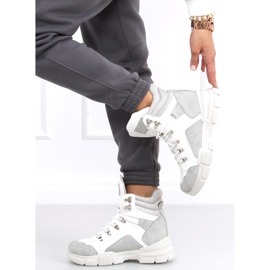 Brita LT.GRAU High-Top-Sneakers weiß 1