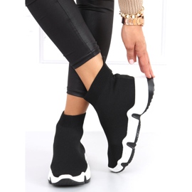 Nova Black Socken High-Top-Socken schwarz 1