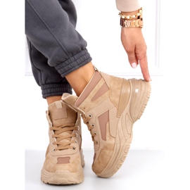 Diana Camel High-Top-Sneakers beige 1