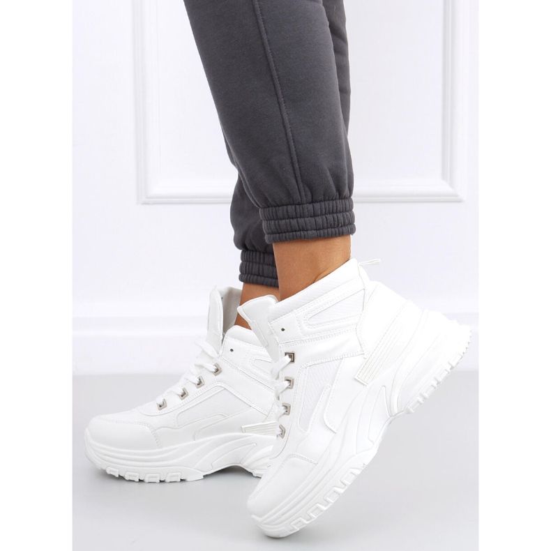 Diana White High-Top-Sneakers weiß 1