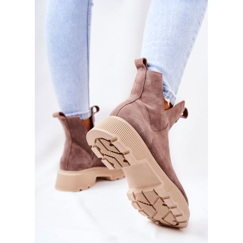 Lewski Shoes Wildleder Workery Lewski 3104 / P Cappucino Stiefel beige 1