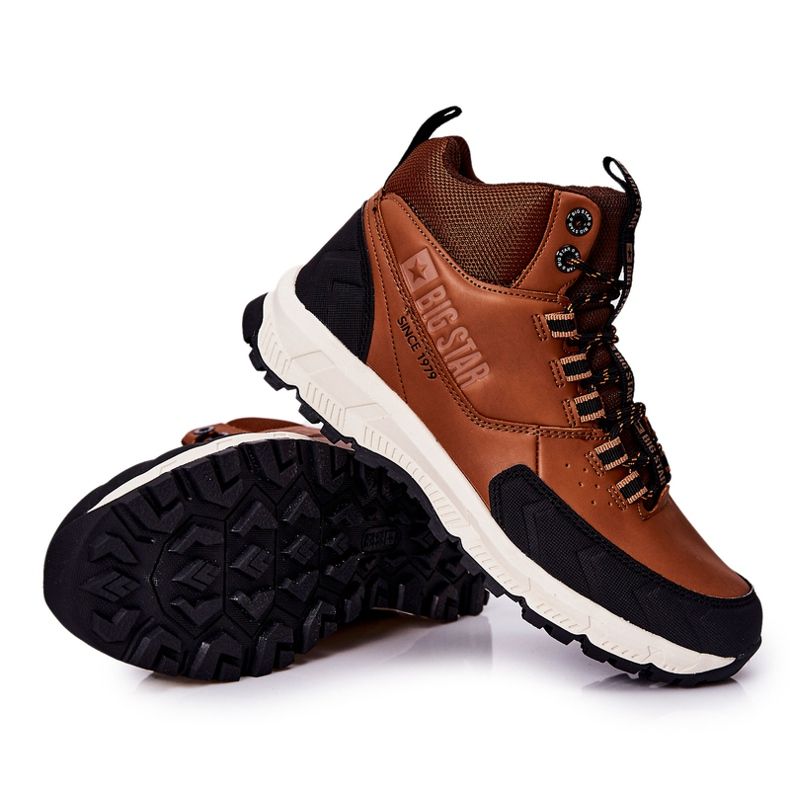 Hoch Sportschuhe Big Star II174179 Braun schwarz 4