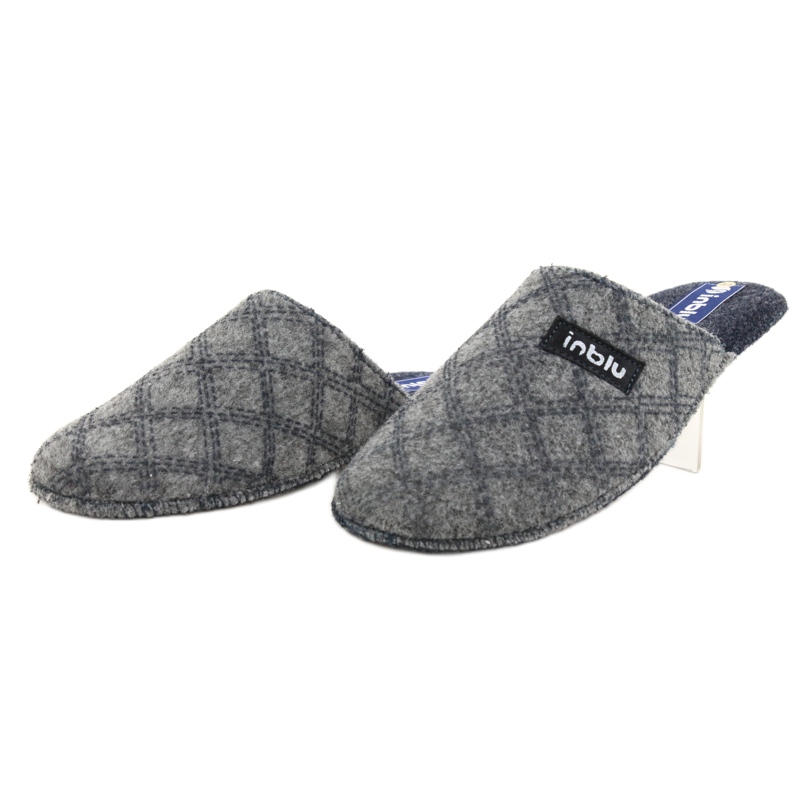 Befado Inblu Herrenschuhe 155M009 blau grau 2