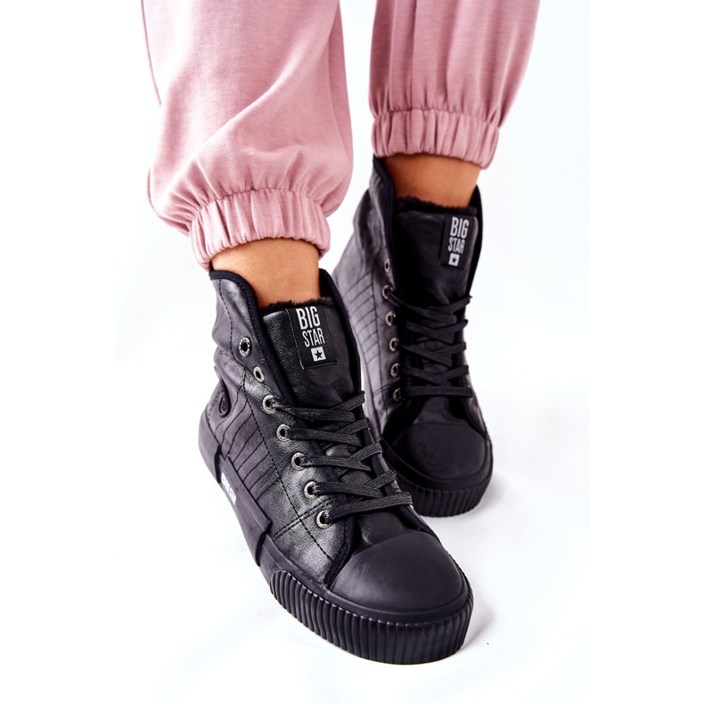 Damen Sneaker Big Star II274155 Schwarz isoliert 5