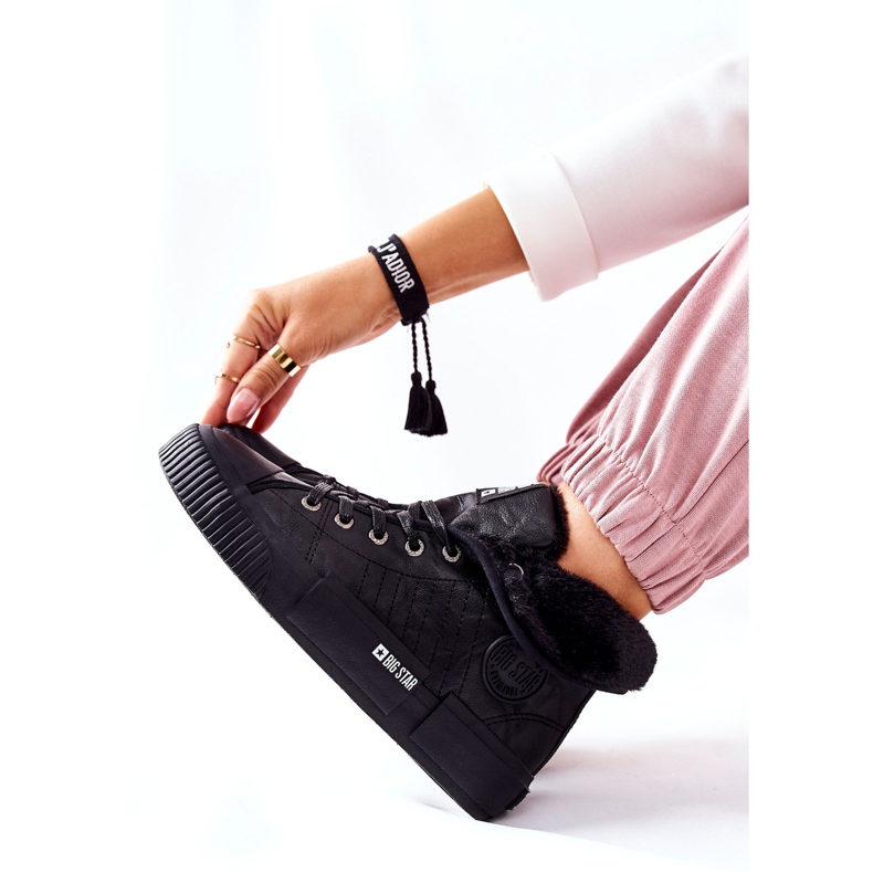 Damen Sneaker Big Star II274155 Schwarz isoliert 2