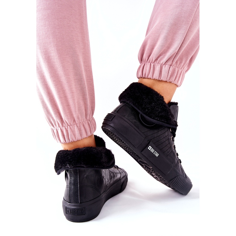 Damen Sneaker Big Star II274155 Schwarz isoliert 1