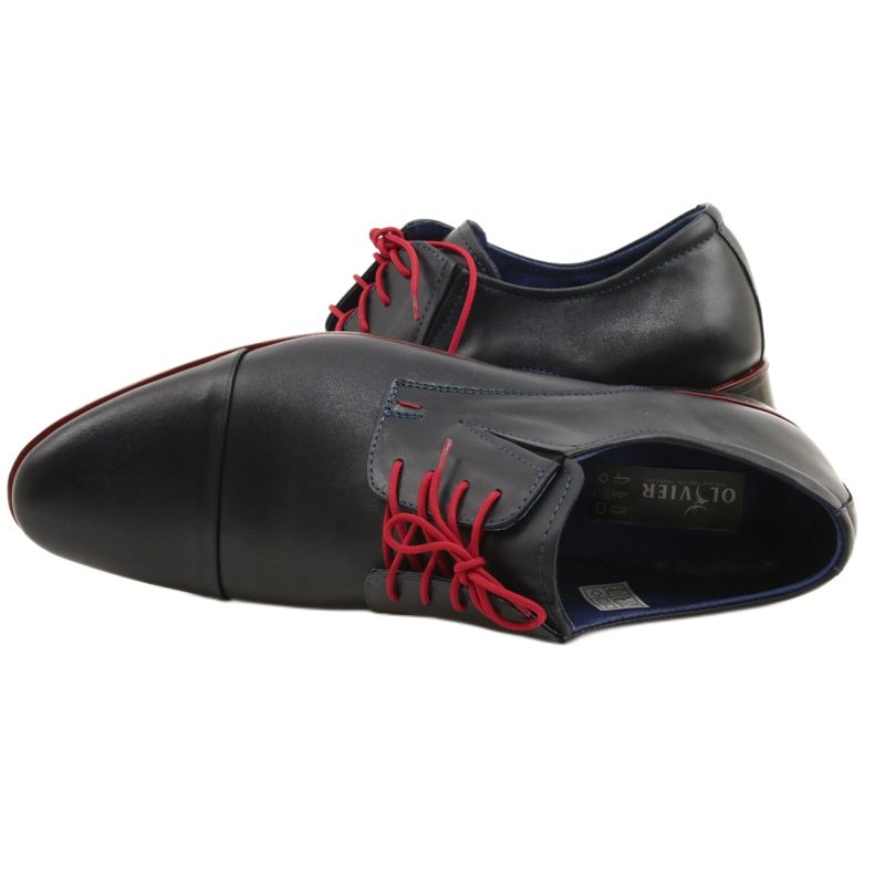 Olivier Herren Lederschuhe 286 Marineblau 4