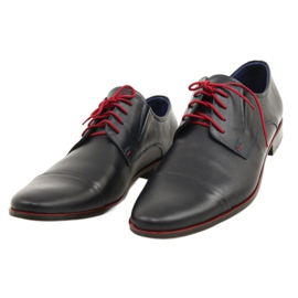 Olivier Herren Lederschuhe 286 Marineblau 2