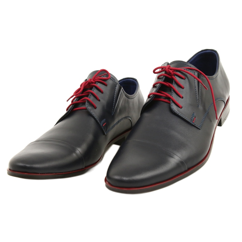 Olivier Herren Lederschuhe 286 Marineblau 2