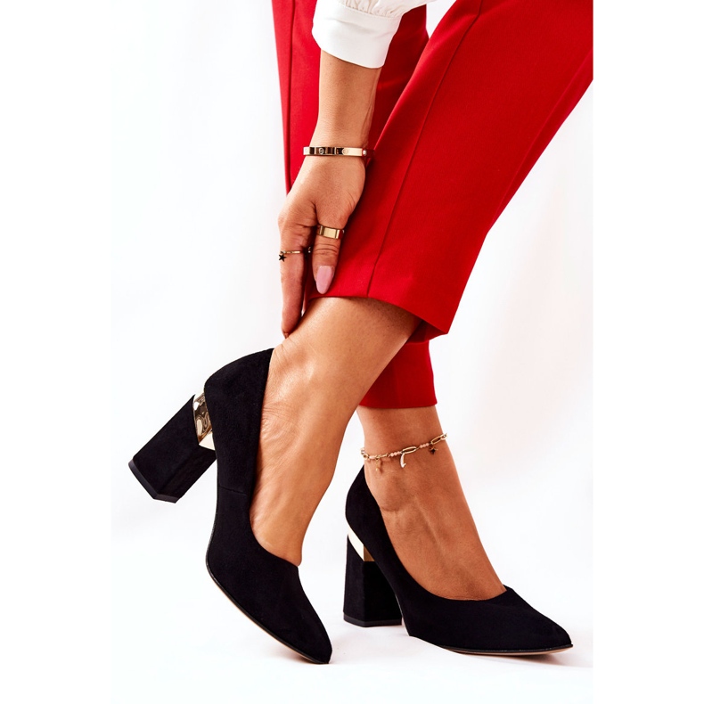 Lewski Shoes Wildleder Pumps Lewski 3117 Schwarz 1