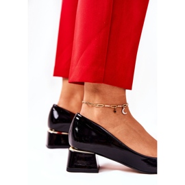 Lewski Shoes Lackierte Lederpumps Lewski 3118 Schwarz 1