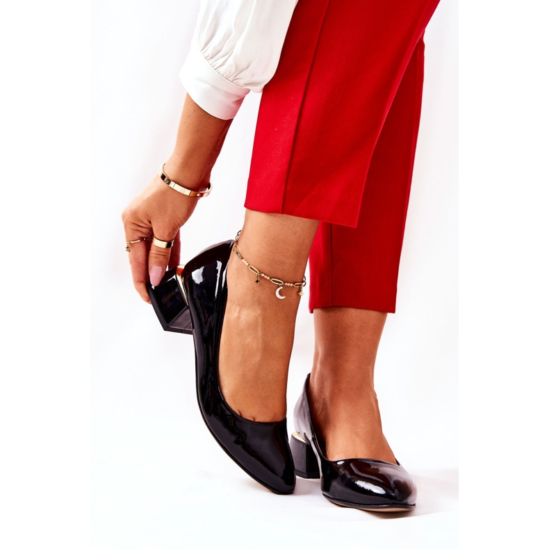 Lewski Shoes Lackierte Lederpumps Lewski 3118 Schwarz 2