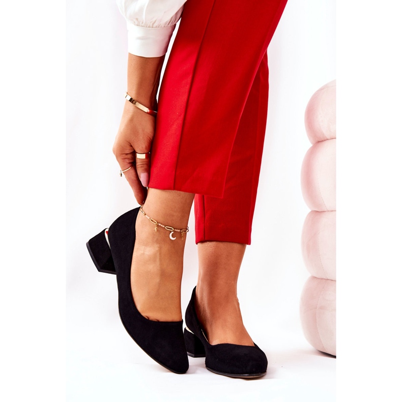 Lewski Shoes Wildleder Pumps Lewski 3118 Schwarz 1